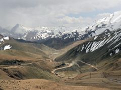 31 View From The Chiragsaldi Pass 4994m Towards Mazar On Highway 219 On The Way To Yilik